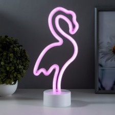 Flamingo nightlight LED from 3AA batteries (not in the kit) 8.5x13x29.5 cm Risalux