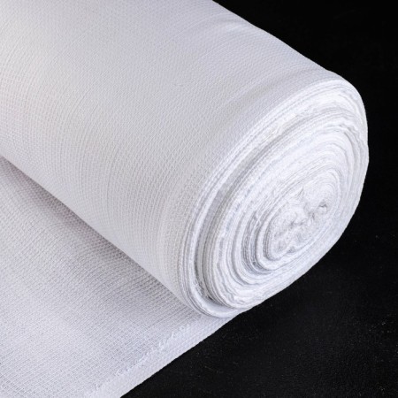 The waffle uzbek canvas, length 50m, width 0.45m, density 145 g/m