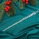 Christmas tree decoration "Washed icicle" 23x1 cm, transparent