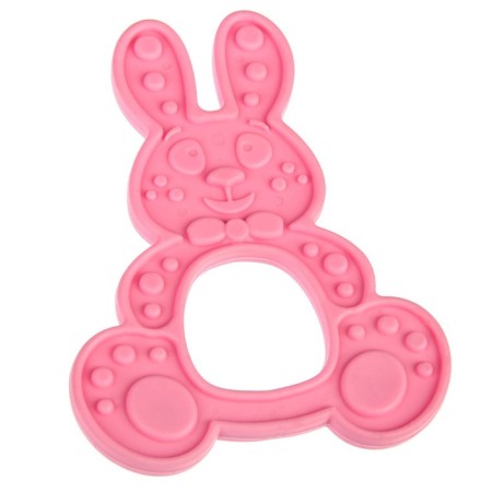 Silicon “Bunny” teether, mix color, button-5