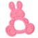Silicon “Bunny” teether, mix color, button