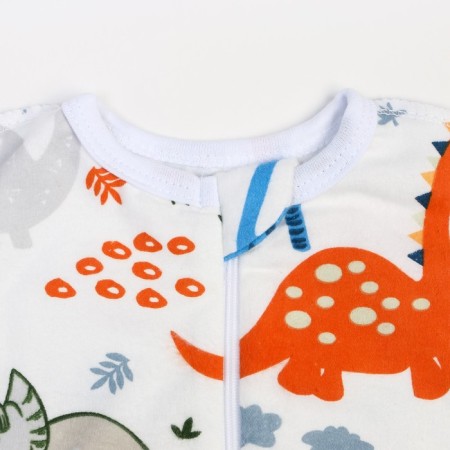 Dinosauric diaplane diaper, flannel 170 g/m, cotton 100%, height 62-1
