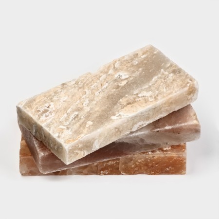 Brick made of Iranian mountain salt, 20x10x3 cm, color mix 1sort-2
