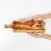 The board is cut, for feeding on legs made of natural cedar MaGistro, 38 × 10.5 × 6.5 cm, with a handle, burnt