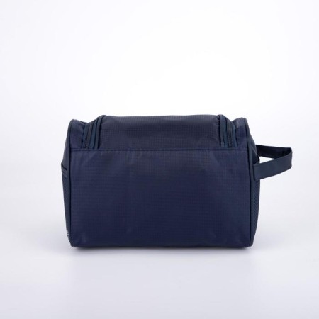 Lightning cosmetic bag, external pocket, blue color-1
