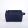 Lightning cosmetic bag, external pocket, blue color