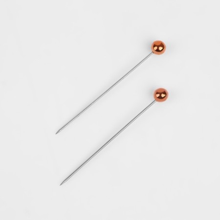 Portnovskiy pins, 38 mm, 50 pcs, bronze color-1