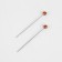 Portnovskiy pins, 38 mm, 50 pcs, bronze color