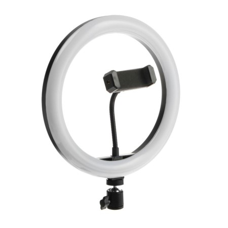 LED ring lamp Luazon CB-32, 10 "(26 cm), 10 W, 3 modes, works from USB-2