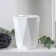 Tooth brush stand "Prism", 9.5 × 9.5 × 11.5 cm, white color