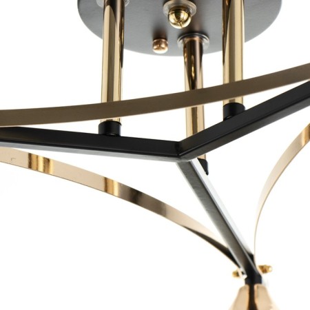 Svetogor chandelier "Level" 3x60W E27 black-3