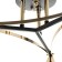Svetogor chandelier "Level" 3x60W E27 black