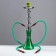 Hookah "Stars", 52 cm, 2 tubes, green
