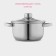 A pan with a stainless steel lid “Classic”, 1.5 l, d = 17.5 cm