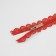 Lightning "Spiral", No. 3, insoluble, openwork, castle machine, 50 cm, red color