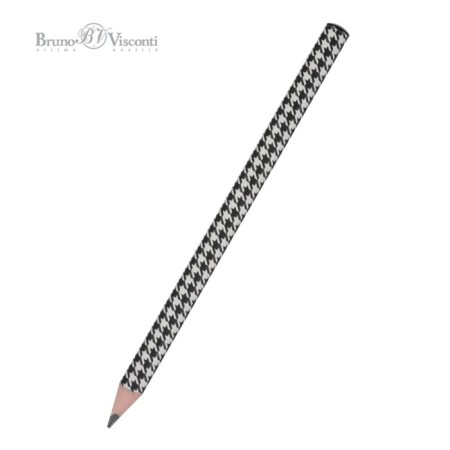 Chernographic pencil BrunovisConti Happygraphix Jumbo "Fashion Pattern", 4v, three -sided