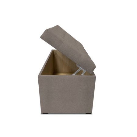Puff with a lid and weighting, 800 × 400 × 420 mm, Bahama mitch, Ash color-5