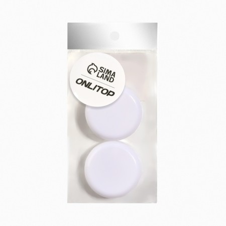 Storage jars, set - 2 pcs, 14 ml, white/transparent color-3