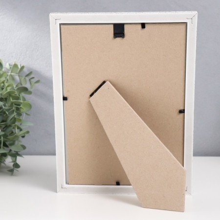 Photo frame Plastic "reed" 15x21 cm, white-3