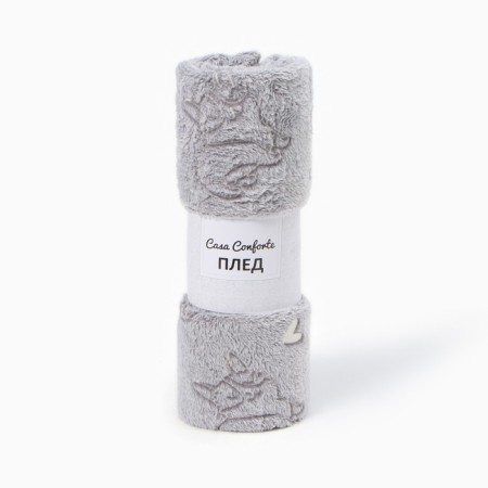 Gumming -luminous Casa Conforte Stella Corgi 100x150cm, Gray, flannel 190g/m, PE100%-7