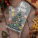 Mittens-Poskatka "New Year" 20x28cm, sarzha, 100% cotton, Vatin 250g/m2