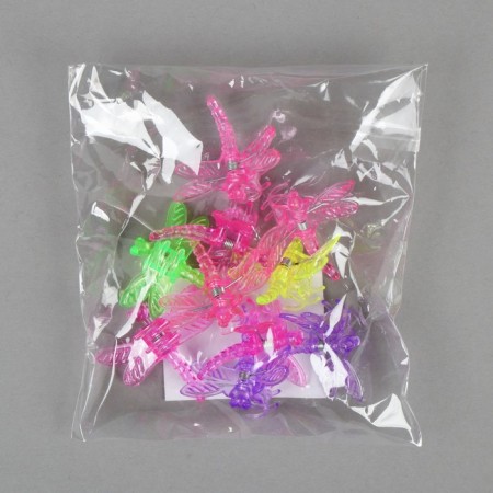 Clips for Plants "Dragonfly", set of 10 pcs., Mix, Greengo-9