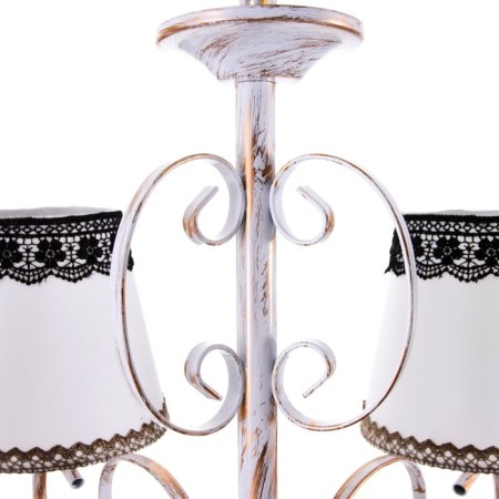 Deborah chandelier 5x40W E14 Patinated gold 65x65x65 cm Bayerlux-3