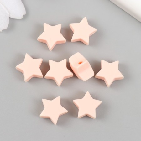 Busina Silicon "Asterisk" light pink d = 1.4 cm-1