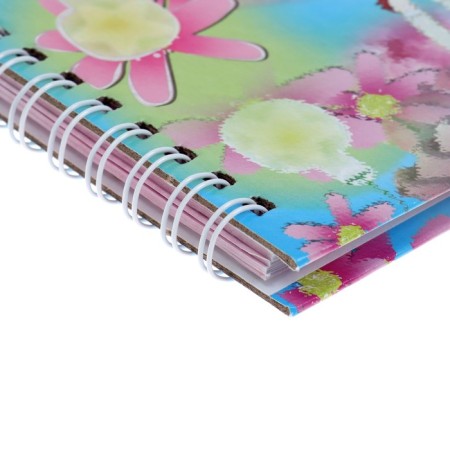 Notebook Gift Book on the lock, A6+, 50 sheets, line, "Cutie", mix-4