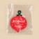 Schildik decorative for a gift of "Bright Holidays", 5.2 x 7 cm, New Year