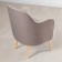 Alec chair TK 467 Saga Latte, Saga Brown