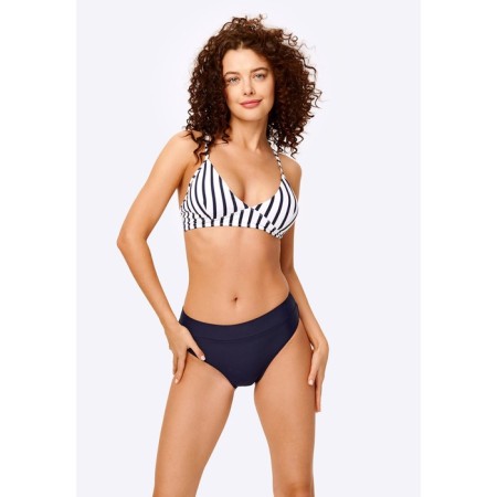 Female bathing suit, size XS, dark blue color-1