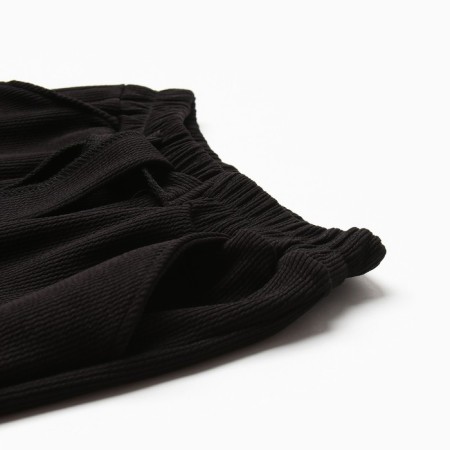 Брюки для девочки, цвет чёрный, рост 128 см-1