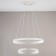 Suspended Citilux “duet” CL719640, 60x60x17 cm, 1x108W, LED, white color