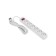 Extension cord Standard 6 nests, 3m, 3x1.0mm², s/h, with a switch, white rexant