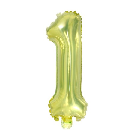 Foil ball 16 "Set 0-9", Mix colors-1
