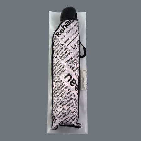 Automatic “inscriptions” umbrella, Eponge, 3 additions, 8 knitting needles, r = 48 cm, color mix-4