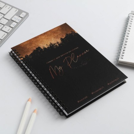 Planing for recording customers A5, 98 sheets, on the crest "Planing Beauty Master", in a solid cover with UV-varnish-6