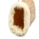 Suspended fur tunnel for rodents, 19 x 12 x 13 cm, beige