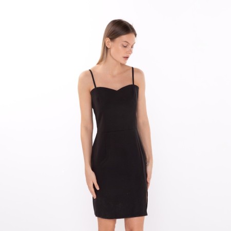 Women's dress, black color, size 44
