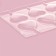 Form for chocolate and sweets "Heart", 27.2 × 18.2 cm, 8 cells, color transparent