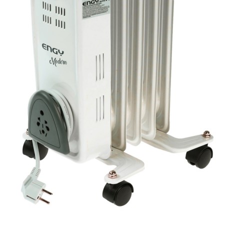 ENGY EN-2205 Modern, oil, 1000 watts, 5 sections, white-2