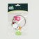 Toy - bird mirror with a bell and a hoop, 27 x 7 cm