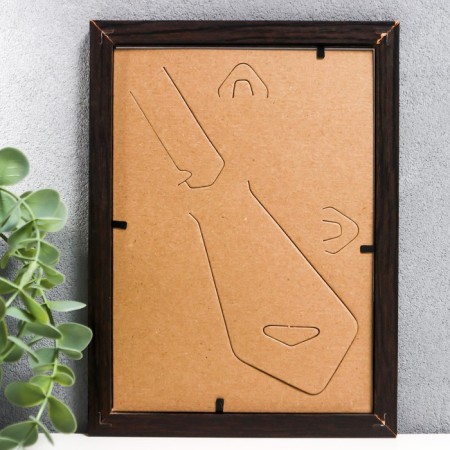 Photo frame MDF 15x21 cm, No. 6, wenge (plastic screen)-2