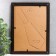 Photo frame MDF 15x21 cm, No. 6, wenge (plastic screen)