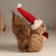 Decor "Squirrel with a mushroom in the New Year's cap" 8x18x17 cm