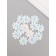 A set of buttons for creativity "Snezhinochka" set of 14 pcs 2.9x2.9 cm