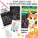 Gift set of books 3 in 1 "Anime-Box": engravings + stickers + keychain