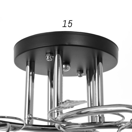 Svetogor chandelier 59091 5x60W chrome/black-6