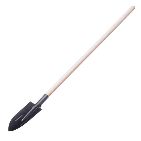 Baying shovel, wooden stalk, without a handle-1
